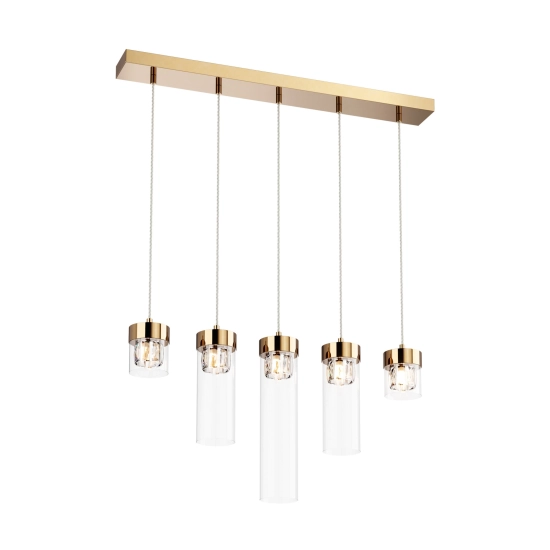 LAMPA WISZĄCA GEM PENDANT P0389-05E-F7AC Zuma Line - zdjęcie produktu
