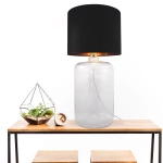 LAMPA STOŁOWA ZUMA LINE AMARSA TRANSPARENT TABLE 5508BKGO