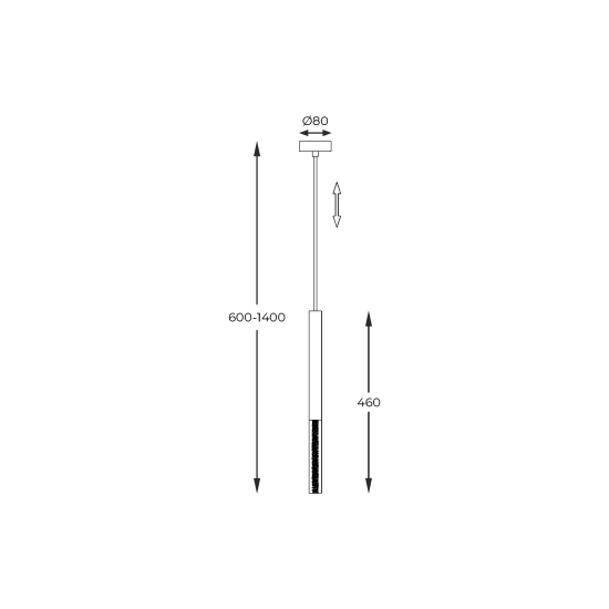 Lampa wisząca ONE P0461-01E-P7P7 Zuma Line
