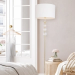 Lampa podłogowa REA II RLL93163-1GW Gold White Zuma Line