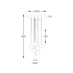 Lampa wisząca ALI 5642 Zuma Line