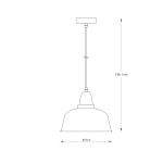 Lampa wisząca MENSA A8063-BK Zuma Line