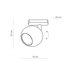 Lampa 1-OBWODOWA 1070 REFLEKTOR Zuma Line - zdjęcie produktu