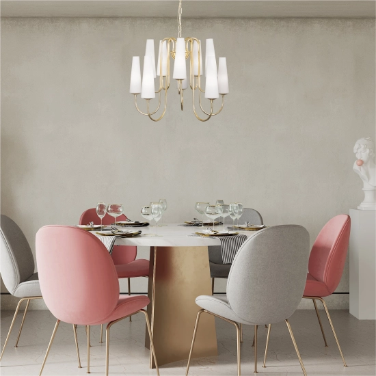Lampa wisząca MAGNUM 10 złoty/gold 1129 ZUMA LINE