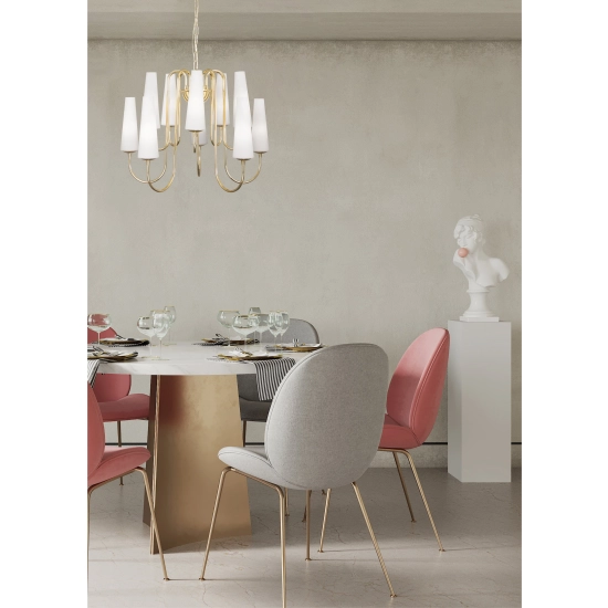 Lampa wisząca MAGNUM 10 złoty/gold 1129 ZUMA LINE