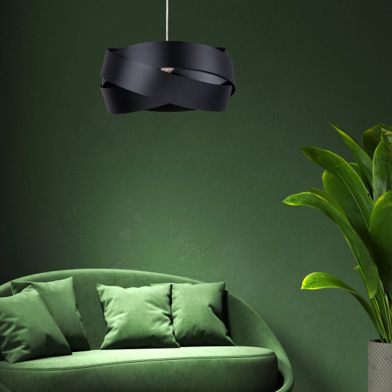 Lampa wisząca TORNADO 40 cm czarna/black 1114 ZUMA LINE