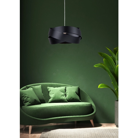 Lampa wisząca TORNADO 40 cm czarna/black 1114 ZUMA LINE