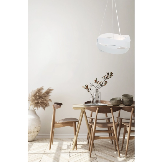 Lampa wisząca TORNADO 50 cm biała/white 1117 ZUMA LINE