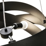 Lampa wisząca TORNADO 50 cm czarna/black 1118 ZUMA LINE