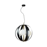 Lampa wisząca NELA 40 cm czarno-złota 1137 Zuma Line - zdjęcie produktu