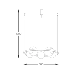 Lampa wisząca 5011 ORBIT 5 ZUMA LINE