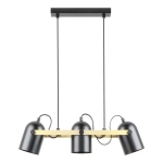 A8163-3A FATI LAMPA WISZĄCA CZARNY MAT-ZŁOTY Zuma Line - zdjęcie produktu