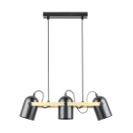 A8163-3A FATI LAMPA WISZĄCA CZARNY MAT-ZŁOTY/MATT BLACK-GOLDEN ZUMA LINE