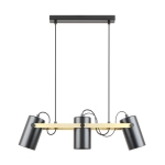A8162-3A RESI LAMPA WISZĄCA CZARNY MAT-ZŁOTO/CZARNY MAT-ZŁOTY Zuma Line - zdjęcie produktu