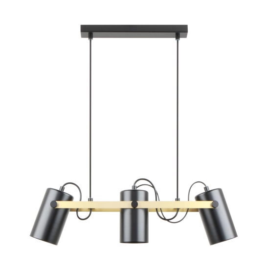 A8162-3A RESI LAMPA WISZĄCA CZARNY MAT-ZŁOTO/CZARNY MAT-ZŁOTY Zuma Line - zdjęcie produktu