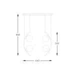HELIX 5016 LAMPA WISZĄCA / PENDANT LAMP ZUMA LINE