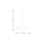 WAVE 5013 LAMPA WISZĄCA / PENDANT LAMP ZUMA LINE