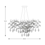 Lampa wisząca CINDY MD4115-1-EGN Zuma Line