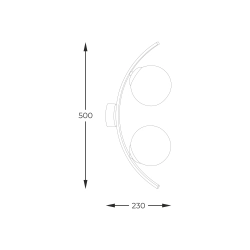 HELIX 5015 KINKIET / WALL LAMP Zuma Line - zdjęcie produktu