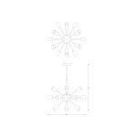 MANDI A8181-18-MBK LAMPA WISZĄCA CZARNY MAT/MATT BLACK ZUMA LINE