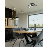 PAUL 19602C-BK LAMPA SUFITOWA CZARNA/BLACK ZUMA LINE
