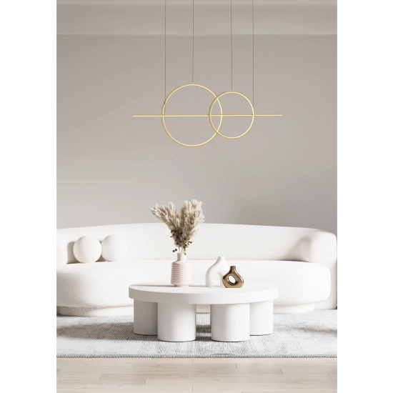 CHOLET MD7358-2A-3GT LAMPA WISZĄCA ZŁOTA/GOLD ZUMA LINE