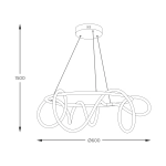 BALBO 20006PL-BK LAMPA WISZĄCA CZARNA/BLACK ZUMA LINE