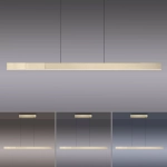 2545-60 PURE-MOTO-RISE LAMPA WISZĄCA z pilotem MATOWY MOSIĄDZ Paul Neuhaus