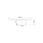 ALTER W89443-12W-BK KINKIET CZARNY/BLACK ZUMA LINE