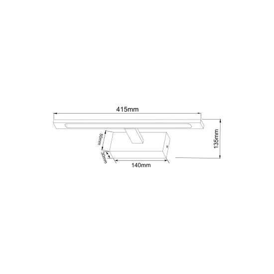 ALTER W89443-12W-BK KINKIET CZARNY/BLACK ZUMA LINE