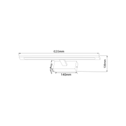 ALTER W89443-20W-GD KINKIET ZŁOTY Zuma Line - zdjęcie produktu
