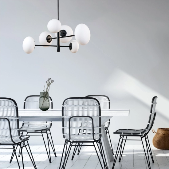 OMI 1196 LAMPA WISZĄCA CZARNY ZUMA LINE