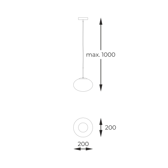 OMI 1183 LAMPA WISZĄCA ZŁOTY ZUMA LINE