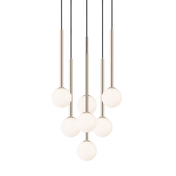 ARCTURUS P0574-07F-F7AA LAMPA WISZĄCA ZŁOTA Zuma Line - zdjęcie produktu