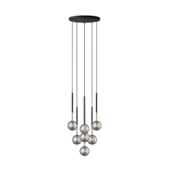 ARCTURUS P0574-07F-SDFZ LAMPA WISZĄCA CZARNO-ZŁOTA Zuma Line - zdjęcie produktu
