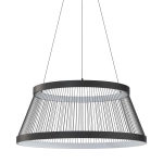 BALU MD3328-2M-3BT LAMPA WISZĄCA z pilotem CZARNA/BLACK ZUMA LINE