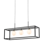 PIRO MD3115-3-3BT LAMPA WISZĄCA z pilotem CZARNA/BLACK ZUMA LINE