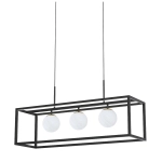 PIRO MD3115-3-3BT LAMPA WISZĄCA z pilotem CZARNA/BLACK ZUMA LINE
