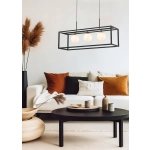 PIRO MD3115-3-3BT LAMPA WISZĄCA z pilotem CZARNA/BLACK ZUMA LINE