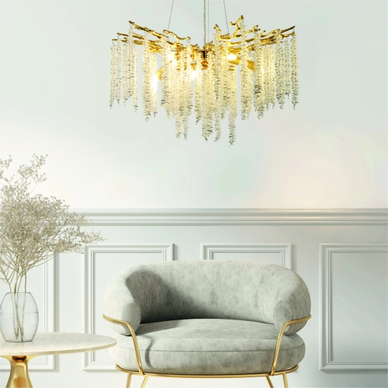 DIJON MD3720-1-EGN LAMPA WISZĄCA ZŁOTA/GOLD ZUMA LINE