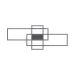 ERVI MX7907-3B-3BT LAMPA SUFITOWA z pilotem CZARNA/BLACK ZUMA LINE