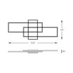ERVI MX7907-3B-3BT LAMPA SUFITOWA z pilotem CZARNA/BLACK ZUMA LINE