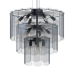 NIRA MD3523-14L-EBCN LAMPA WISZĄCA CZARNA Zuma Line - zdjęcie produktu
