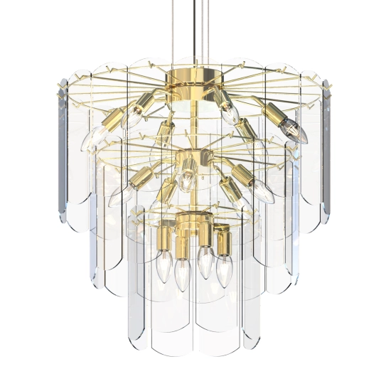 NIRA MD3523-14L-EGN NIRA LAMPA WISZĄCA ZŁOTA/GOLD ZUMA LINE