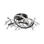 MAIA MX3481-1S-3BCT LAMPA SUFITOWA z pilotem CZARNA/BLACK ZUMA LINE