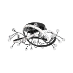 MAIA MX3481-1S-3BCT LAMPA SUFITOWA z pilotem CZARNA/BLACK ZUMA LINE