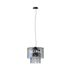 NIRA MD3523-8M-EBCN LAMPA WISZĄCA CZARNA Zuma Line - zdjęcie produktu