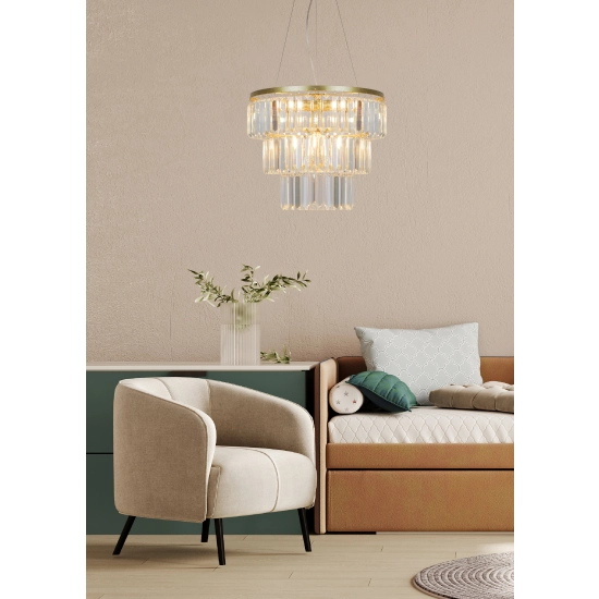 Tifanny P17127-4-1GD LAMPA WISZĄCA ZUMA LINE