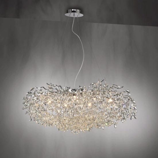 2036-17 RICICLE LAMPA WISZĄCA CHROM Paul Neuhaus