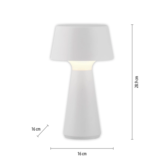 19260-16 ABERA LAMPA STOŁOWA BIAŁY Paul Neuhaus